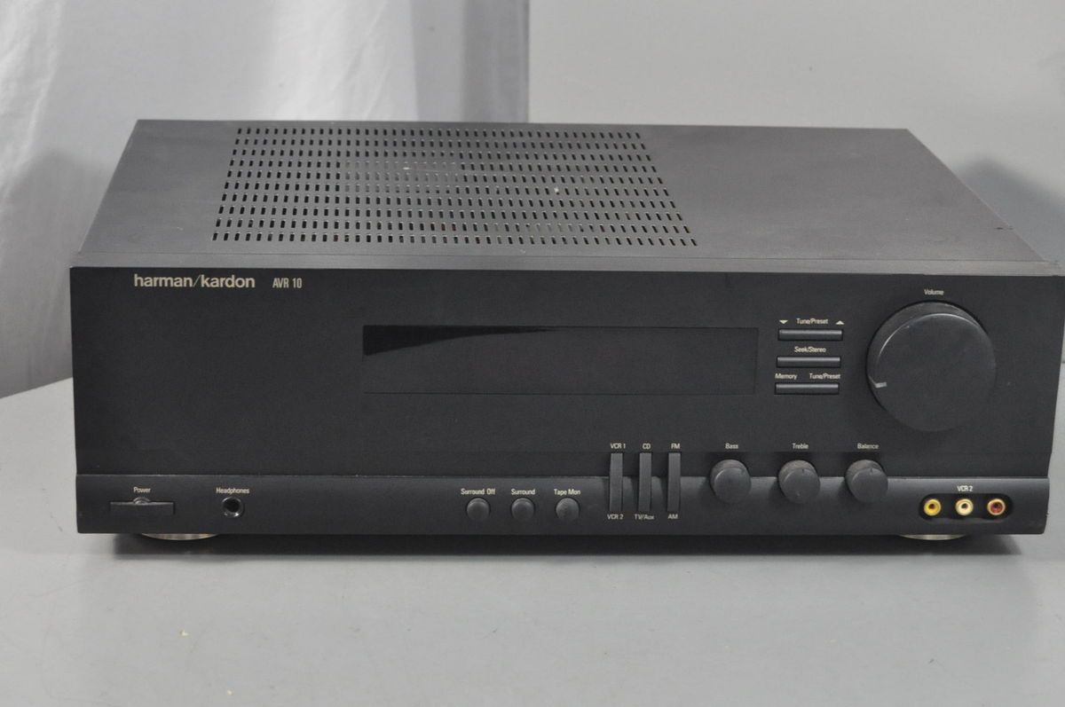 Harman Kardon AVR 10 Audio Video Receiver Untested