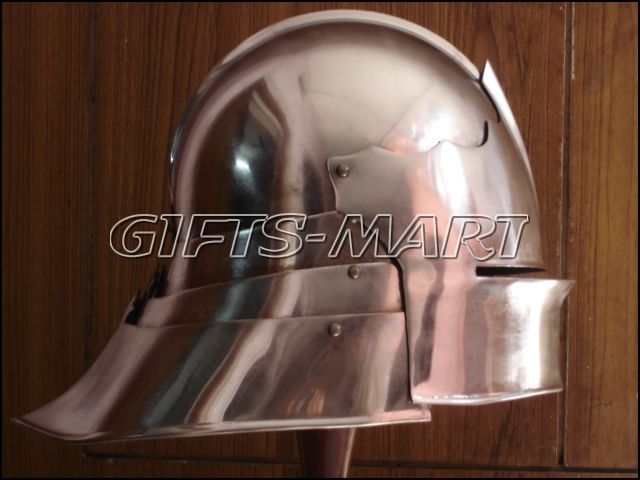 Schaller Helm Rüstung Ritter Ritterhelm Mittelalter Kostüme Wikinger