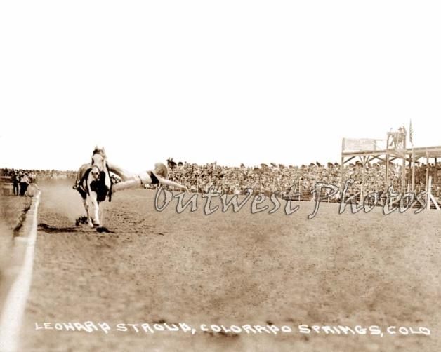 1920s Rodeo Round Up Trick Rider Cowboy Roper William Leonard Stroud