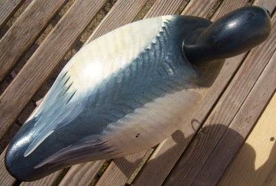  Madison Mitchell Drake Bluebill Wood Duck Decoy; Havre de Grace, MD