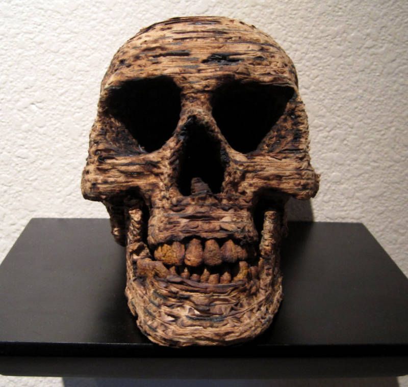 Skull Sculpture Occult Art Fate Carlos de Las Heras