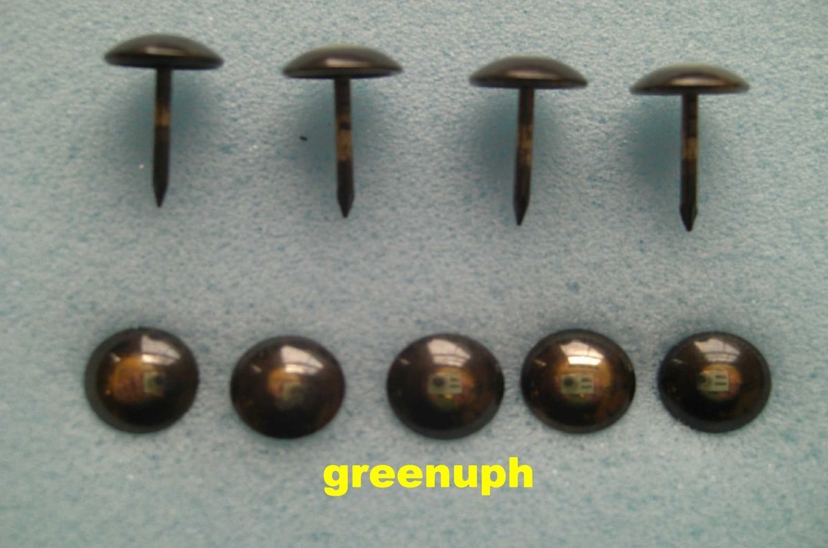 100 Bronze Renaissance Upholstery Tacks Nails Studs