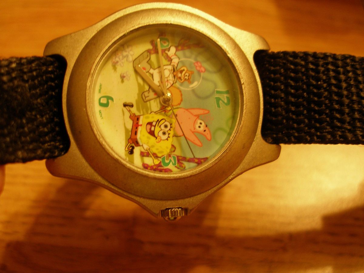   SPONGEBOB WATCH CREATED BY STEPHEN HILLENBURG 2002 Viacom works well