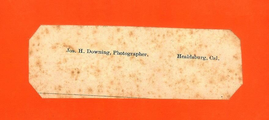 C1870s Scarce Stereoview Healdsburg Cal CA California Wine Country J H