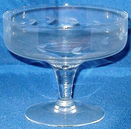 Princess House Heritage Crystal Stemmed Candy Dish 430 No Lid