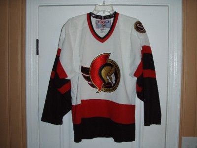  Authentic OTTAWA SENATORS PRO NHL CCM White Hockey Jersey Mens Small S