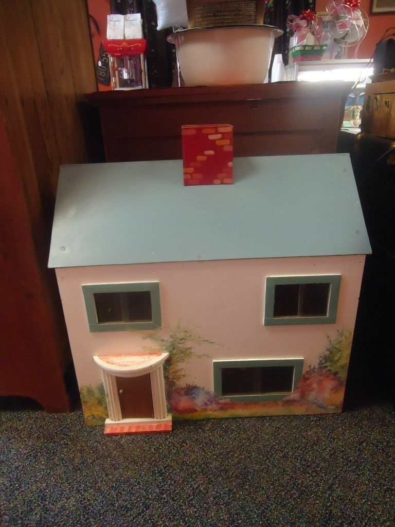 Vintage Wooden Doll House