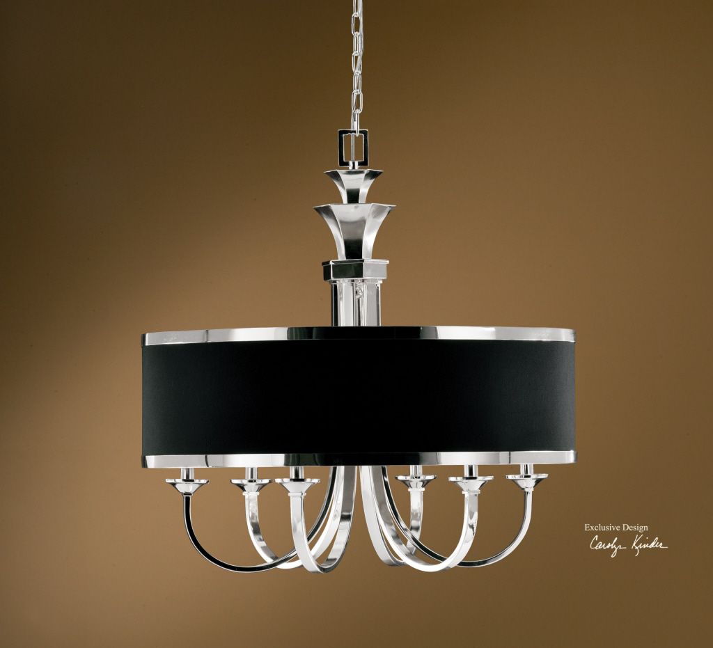 Tuxedo 6 Light Single Shade Chandelier Horchow