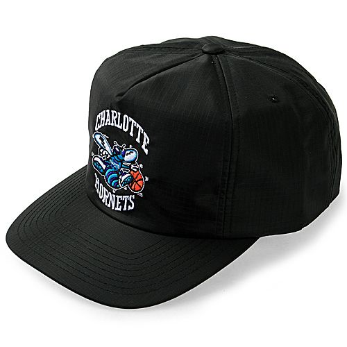 Michell Ness Charlotte Hornets Cap Size One Blacks NK82Z Horne