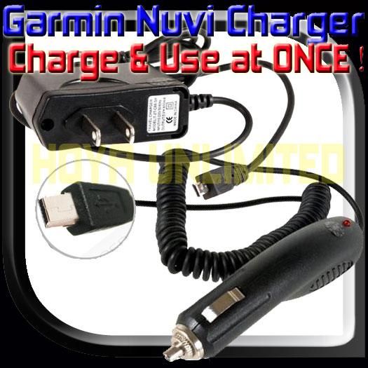 Garmin StreetPilot I2 C550 C330 C340 Car Home Charger