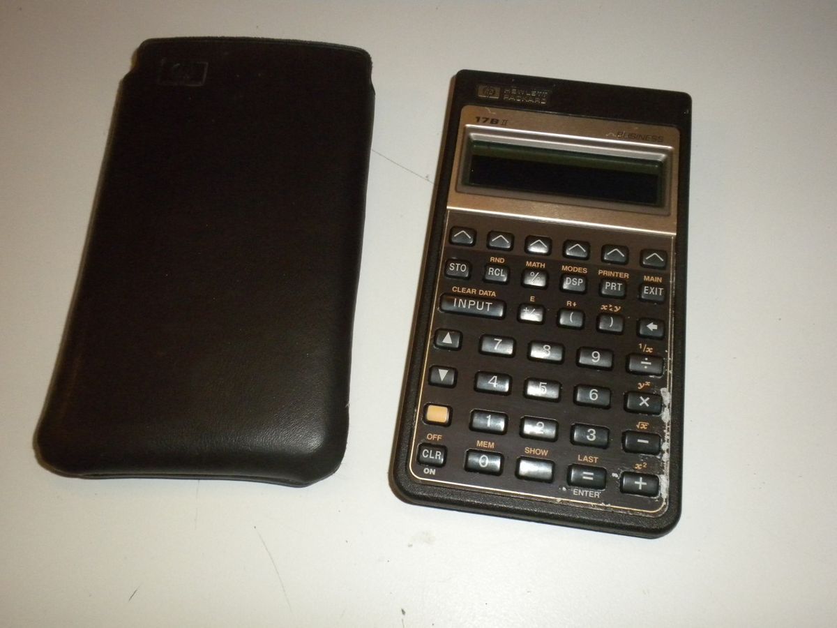 Hewlett Packard HP 17BII Business Financial Calculator Repair Parts