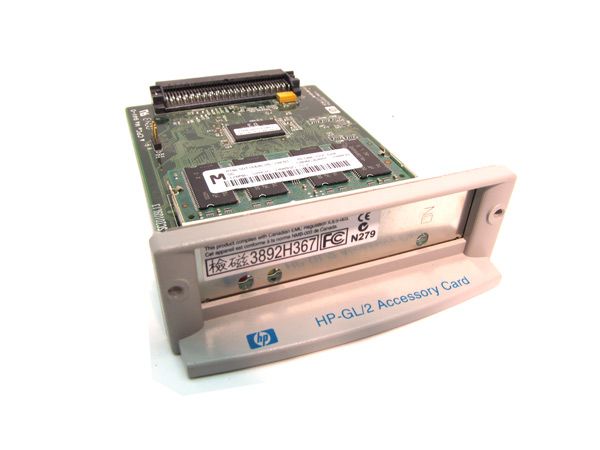 Hewlett Packard HP GL 2 Acessory Card C7776 60002 w 128MB Memory