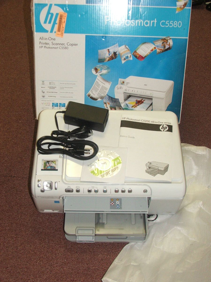 HP Photosmart C5580 All in One Inkjet Printer