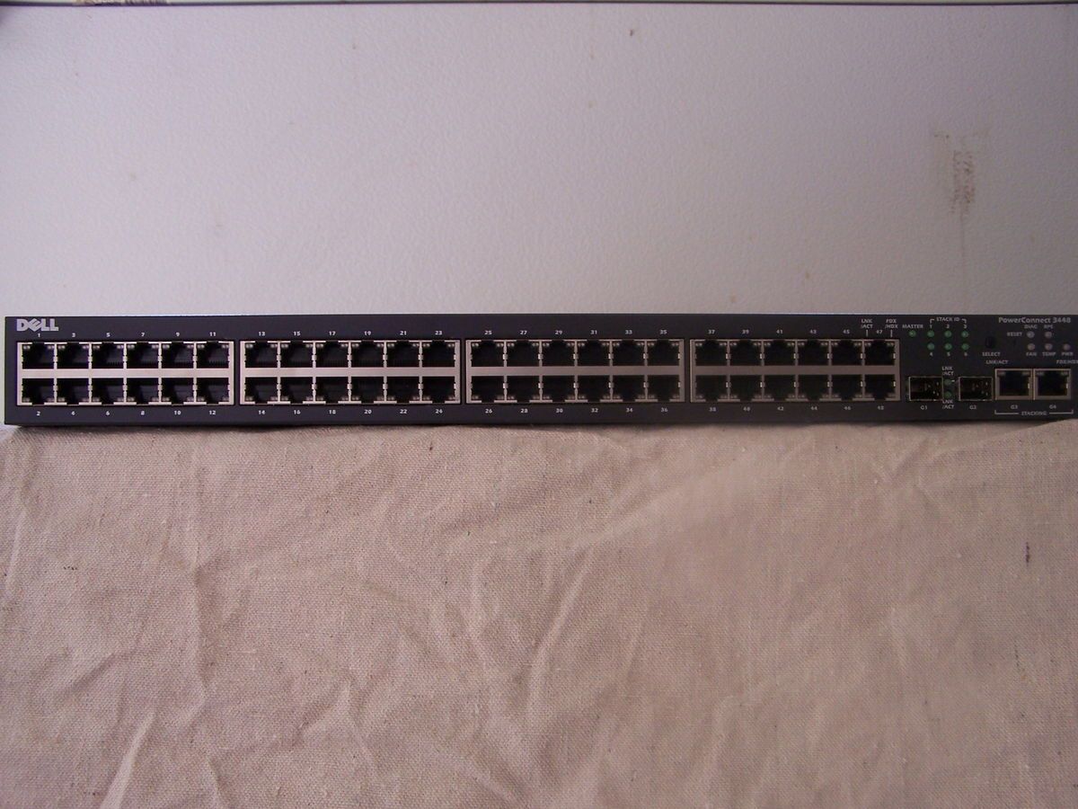 Dell PowerConnect 3448 Poe 48port Ethernet Switch