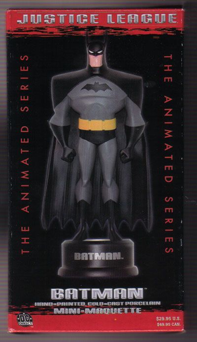 Justice League Animated Batman Mini Maquette Statue