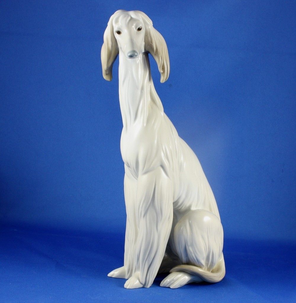   Afghan Hound Dog Porcelain Figurine 1069 Juan Huerta Retired 1985