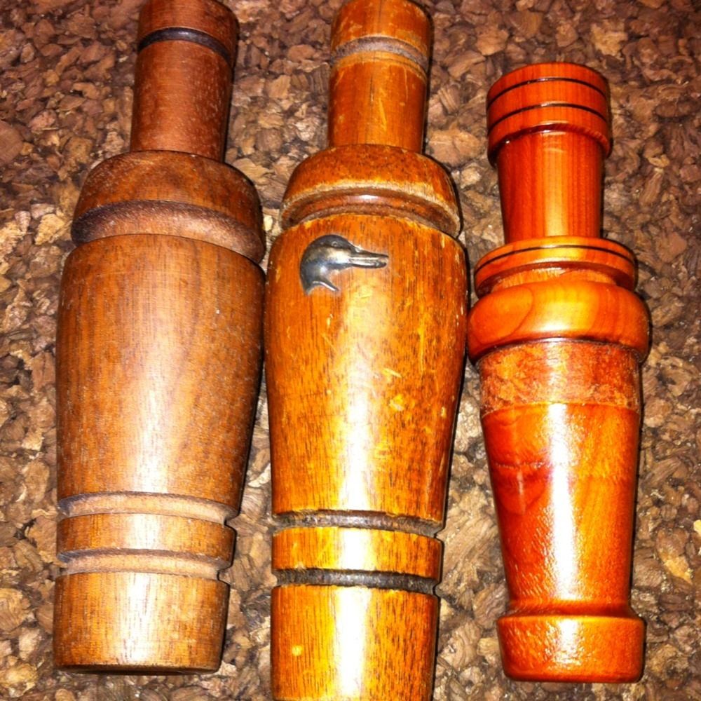 Vintage Louisiana Duck Hunting Calls Faulks and rare Sonny Kirkpatrick