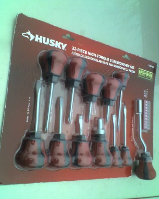 Husky 22 Piece High Torque Screwdriver Set