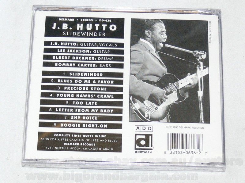 JB Hutto Slidewinder New SEALED CD