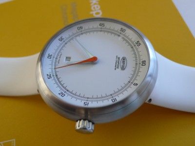 Ikepod Megapode Chrono MGD07 White Dial Marc Newson Design