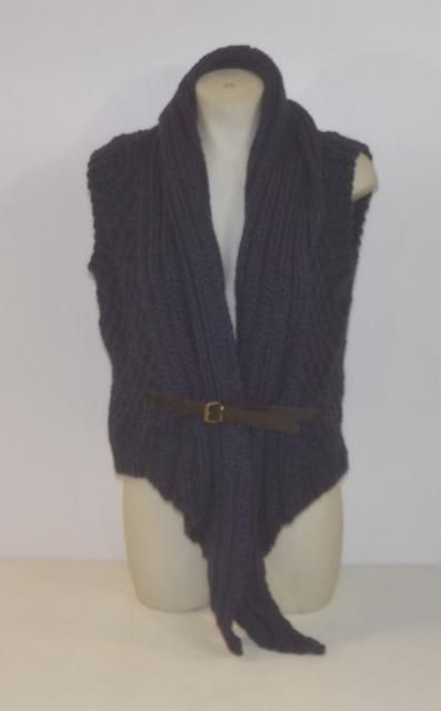 Improvd Size Medium Dark Blue Sweater Vest BIKI1012