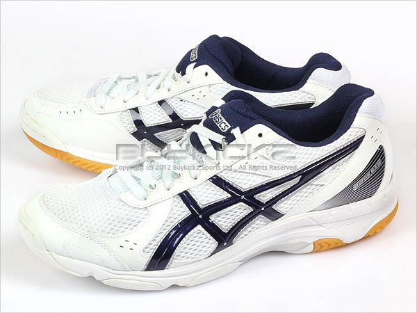  EX 5 White Navy Blue Indoor Badminton Volleyball TVR454 0150