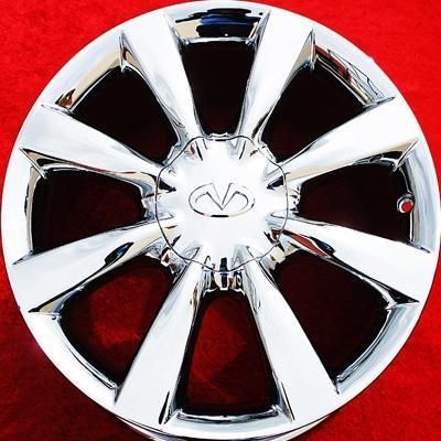 Set of 4 New 18 Infiniti EX35 Chrome Wheels Rims G35 Q45 FX35 G37 M45