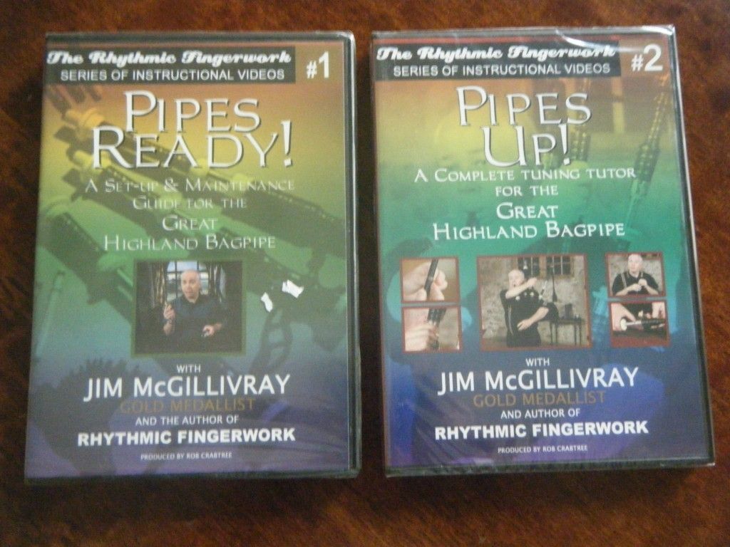 Pipes Ready Pipes Up Bagpipe Instructional DVDs