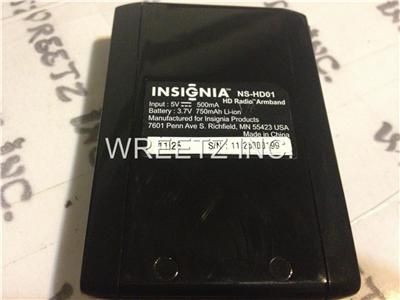 Insignia HD Portable Player Exercise Armband NS HD01 Parts or Repair