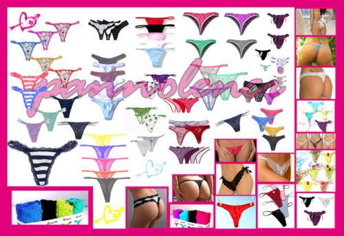  String Thong Slip Perizoma Donna Intimo Sexy Nuovi Assortiti