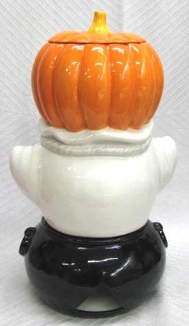 New Halloween Dept 56 Cider Server Pumpkin Ghost JOL