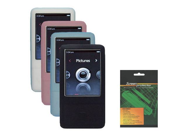  Skin Cover Case w/Screen Protector for iRiver E100 4GB 8GB  Player