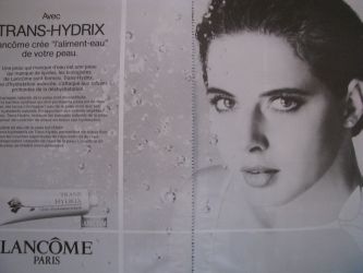 Young Isabella Rossellini clippings Lancome Ads RARE