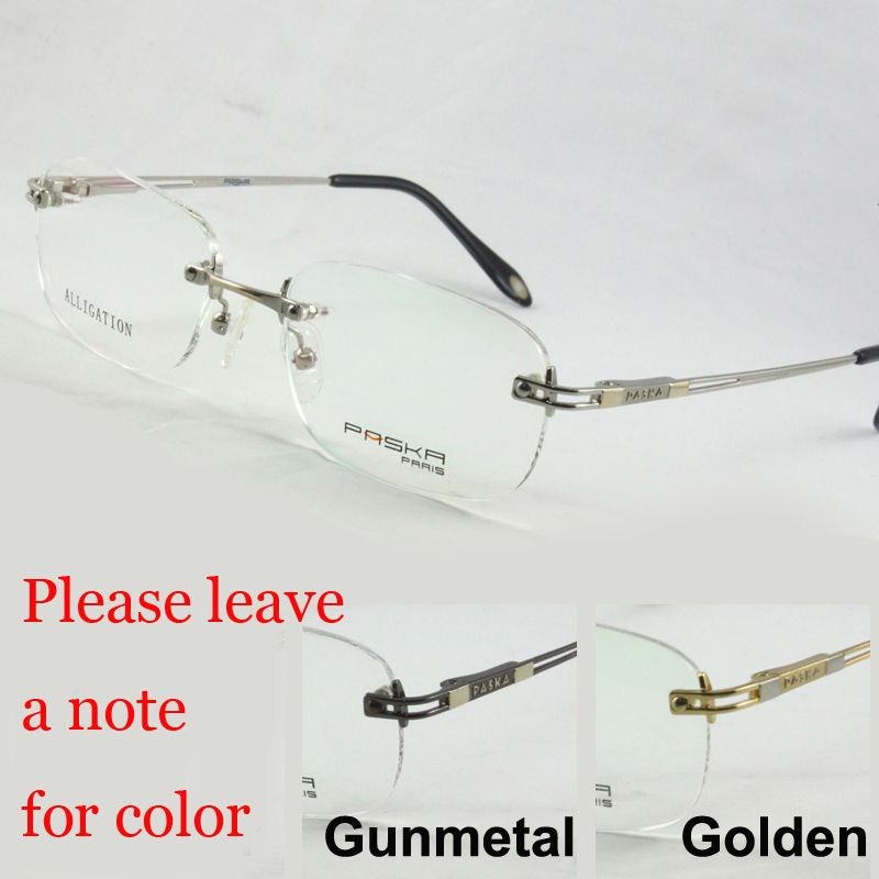  Rimless Eyeglasses Frame Spring Temple Eyeglass 312 Rxable