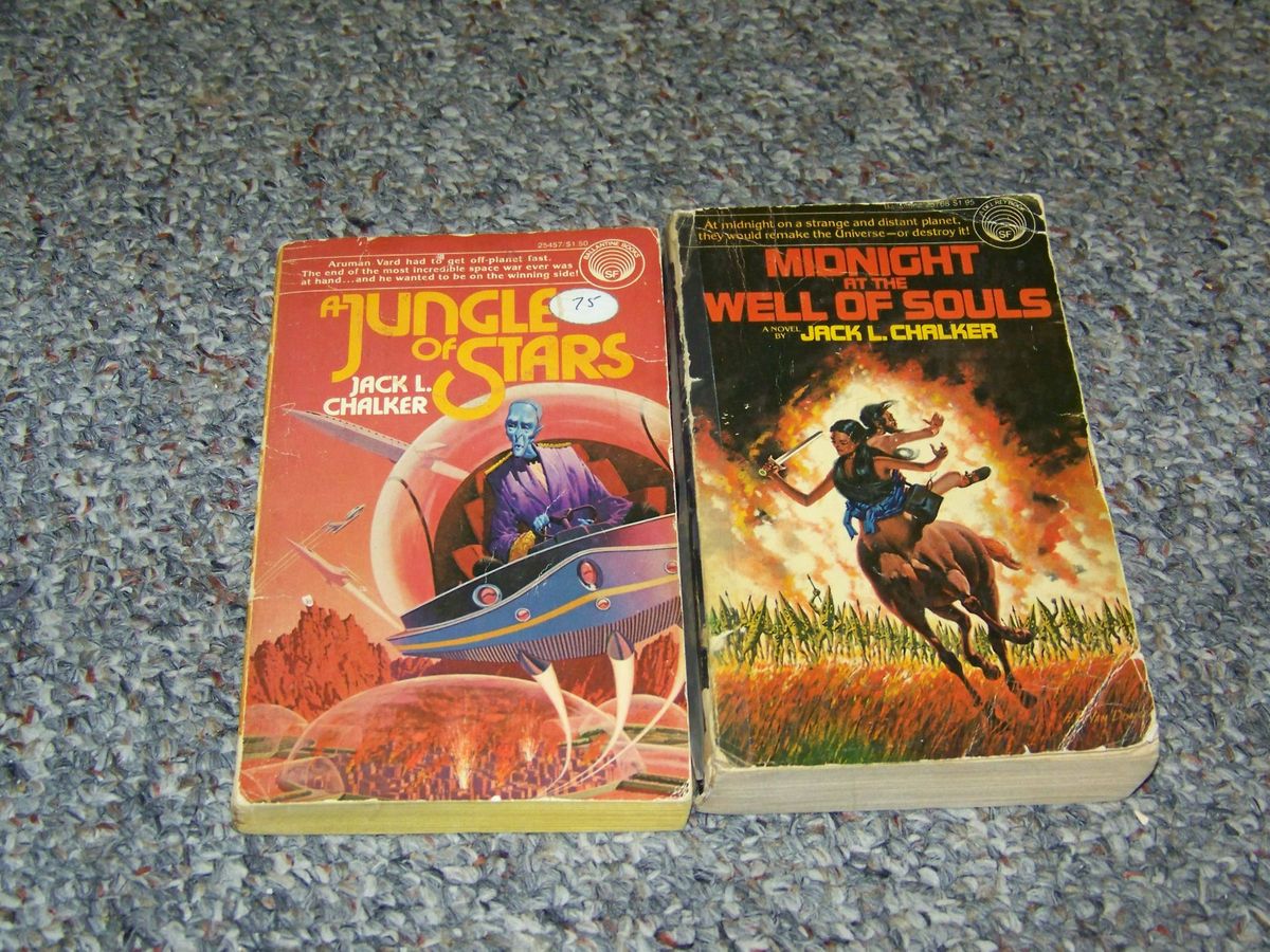 Two Science Fiction Paperbacks by Jack L Chalker