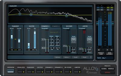 Izotope Alloy 2 Audio Mixing Tracking Dynamics Effects Plugins