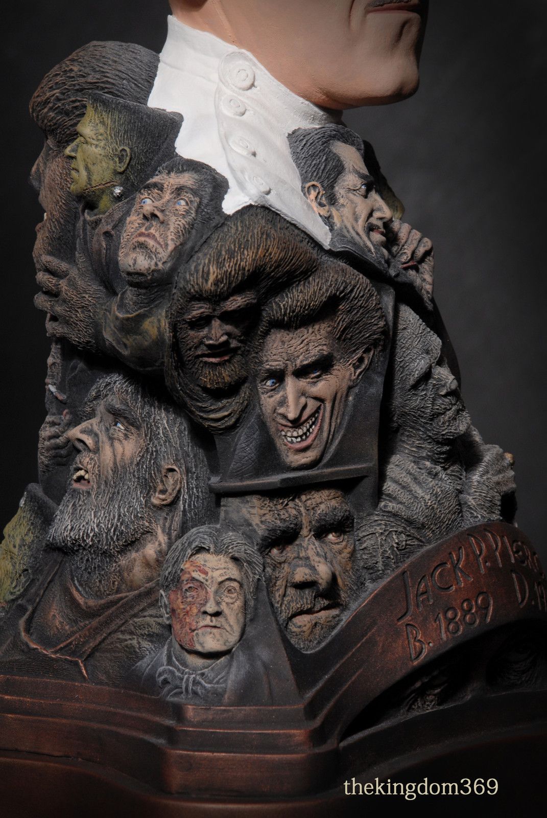 Jack P Pierce Tribute Bust NT Sideshow Statue Dracula Mummy