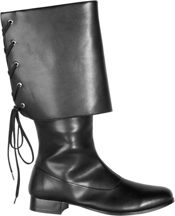 Mens Buccaneer Pirate Jack Sparrow Costume Boots 10 11