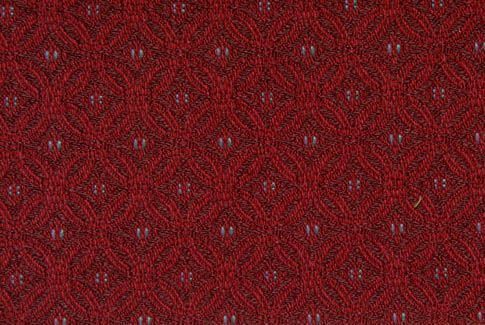 Red Jacquard Contemporary Upholstery Fabric