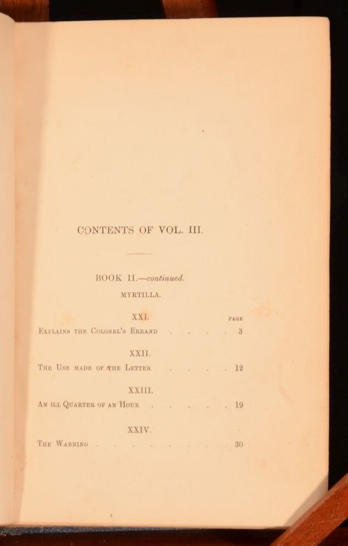 1870 3vol William Harrison Ainsworth Hilary St. Ives a Novel First In