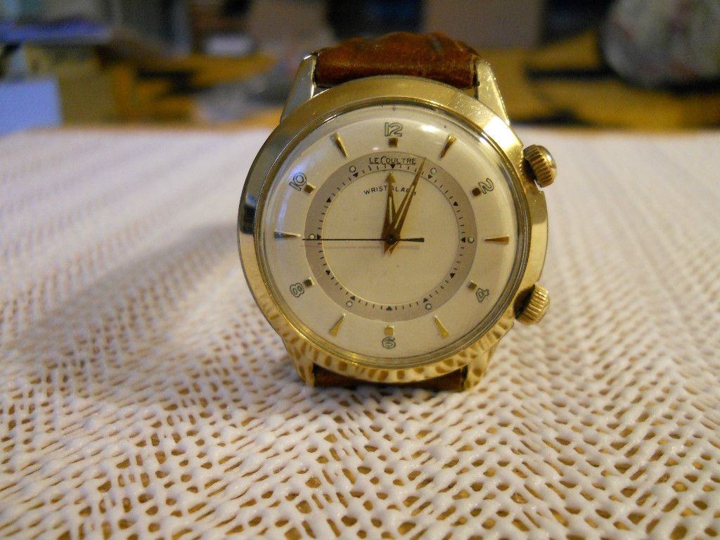 Jaeger LeCoultre Memovox 10K GF Wrist Alarm