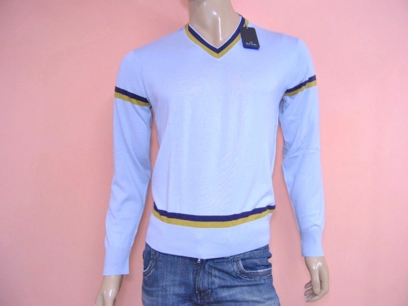 PAUL SMITH SWEATER T SHIRT MAKE OFFER Sz XL 254$ AZURE PBXD147K MAN