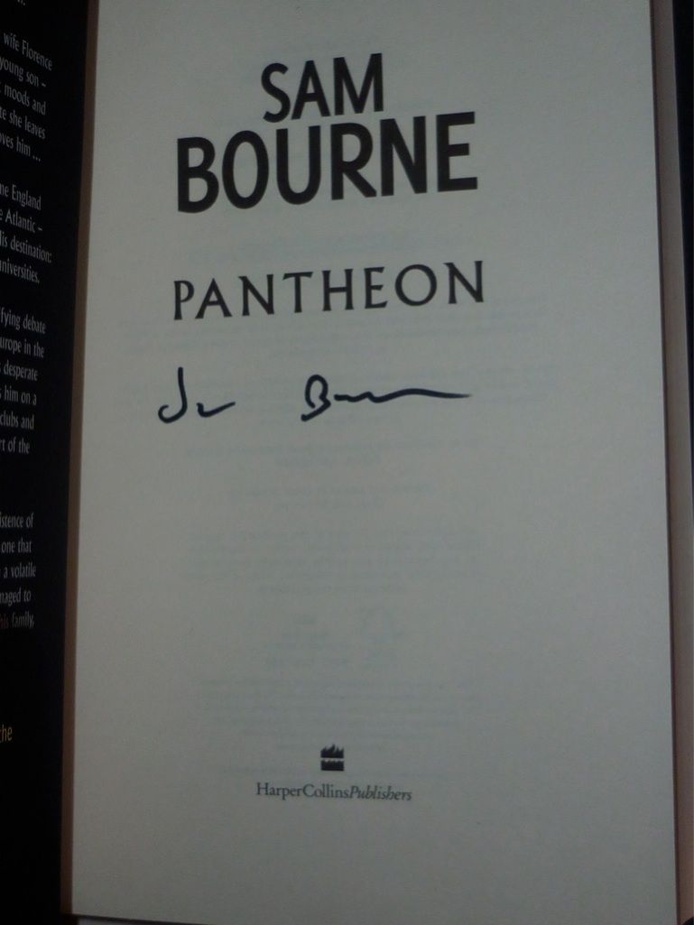Signed 1st 1st Pantheon Sam Bourne H B Harper Collins 2012 BRAND New