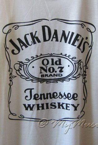 Jack Daniels Print Tank Vest T Shirts Top Ladies Womens Girls UK New