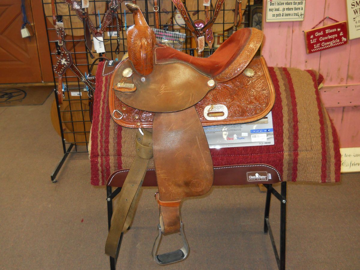 Used 14 Nbha Circle Y Barrel Saddle