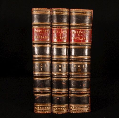 C1867 1870 3 Vol History England w H s Aubrey Illus