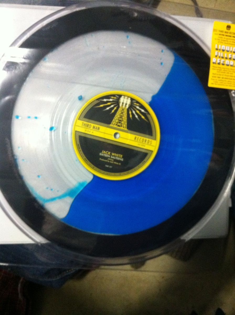 Jack White Sixteen Salteens Liquid Filled Record. 12 Third Man RSD