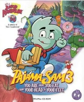 Pajama Sam 3 4 What You Eat Life Is Rough New in Box