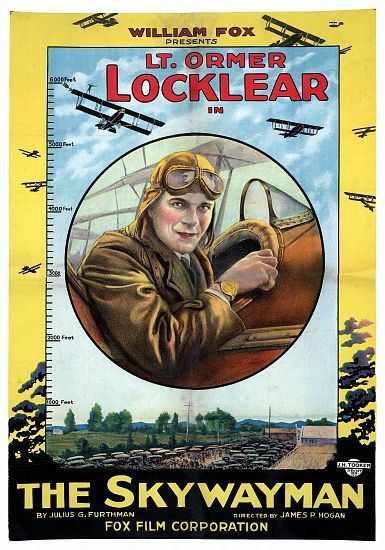 Lt Ormer Locklear The Skywayman Vintage Movie Poster