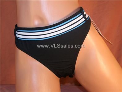 Jag Swim Boy Shorts Bikini Bottoms Black Medium